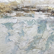 Load image into Gallery viewer, Gray White Gold Contemporary Wall Art Large Artwork for Sale Np099