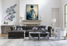 Load image into Gallery viewer, Nude Wall Art Original Black and White Erotic Painting from Bedroom Cp038
