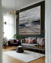 Load image into Gallery viewer, Neutral Color Textured Minimal Simple Easy Acrylic Painting Ap085