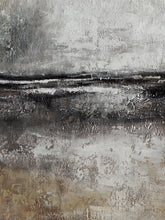 Load image into Gallery viewer, Vertical Neutral Color Textured Minimal Abstract Painting Ap068