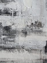 Load image into Gallery viewer, Black and White Oversize Minimalist Acrylic Painting on Canvas Ap100