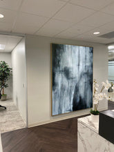 Load image into Gallery viewer, Black And White Abstract Canvas Heavy Texture Painting Ap054