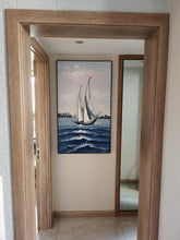 Load image into Gallery viewer, Large Contemporary Paintings Sailboat Oil Painting Gp092