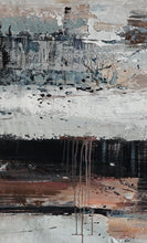 Load image into Gallery viewer, Gray White Brown Abstract Acrylic Painting on Canvas Ap083