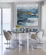 Load image into Gallery viewer, Soft Tones Color Textured Minimal Simple Easy Acrylic Painting Ap082