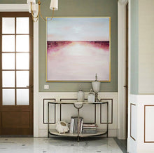Load image into Gallery viewer, Large Pink Wall Painting Ocean Sunset Abstract Painting Cp041