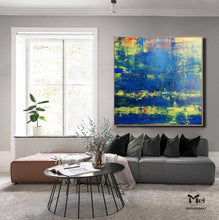 Load image into Gallery viewer, Deep Blue Abstract Painting Seascape Painting Kp014