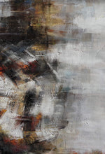 Load image into Gallery viewer, White Gray Red Abstract Painting on Canvas Large Piece of Art Ap094