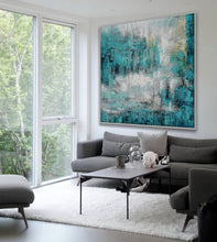 Load image into Gallery viewer, Thick Heavy Textured Square Acrylic Painting Modern Texture Abstract Ap056