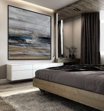 Load image into Gallery viewer, Neutral Color Textured Minimal Simple Easy Acrylic Painting Ap085