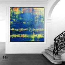Load image into Gallery viewer, Deep Blue Abstract Painting Seascape Painting Kp014