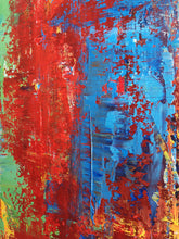 Load image into Gallery viewer, Red Painting On Canvas Large Colorful Contemporary Art Kp025