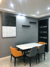 Load image into Gallery viewer, Original Black and White Minimalist Wall Art Abstract Canvas Painting for Wall Gp040