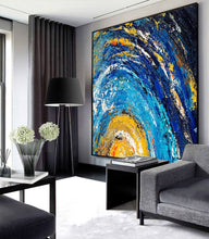 Load image into Gallery viewer, Large Canvas Artwork for Sale Sunset Painting Landscape Painting Gp095