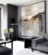 Load image into Gallery viewer, Beige And Brown Contemporary Art Rich Texture Painting Ap002