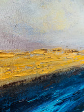 Load image into Gallery viewer, Large Canvas Art Work Abstract Painting Ocean Painting Wall Decor Bp038