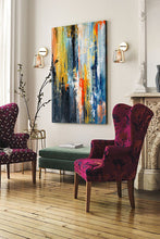 Load image into Gallery viewer, Enormous Wall Art Palette Knife AbstractPainting on Canvas Gp090