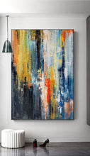 Load image into Gallery viewer, Enormous Wall Art Palette Knife AbstractPainting on Canvas Gp090
