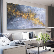 Load image into Gallery viewer, Gold Painting Silver Painting Contemporary Art Extra Large Wall Art Kp012
