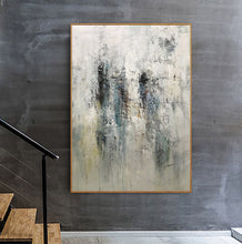 Load image into Gallery viewer, Gray GreenLiving Room Painting Large Abstract Canvas Art Cp034