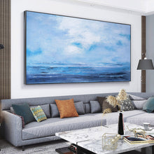 Load image into Gallery viewer, Large Ocean Abstract Painting Beach Modern Painting Seascape Ap120
