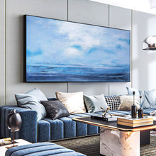 Load image into Gallery viewer, Large Ocean Abstract Painting Beach Modern Painting Seascape Ap120