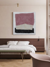 Load image into Gallery viewer, Large Wall Artwork Lilac and Black Canvas Wall Art Gp044