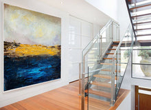 Load image into Gallery viewer, Large Canvas Art Work Abstract Painting Ocean Painting Wall Decor Bp038
