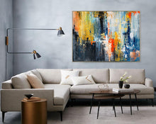 Load image into Gallery viewer, Enormous Wall Art Palette Knife AbstractPainting on Canvas Gp090
