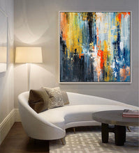 Load image into Gallery viewer, Enormous Wall Art Palette Knife AbstractPainting on Canvas Gp090