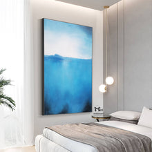 Load image into Gallery viewer, Blue Abstract Painting Landscape Painting On Canvas Kp004