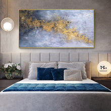 Load image into Gallery viewer, Gold Painting Silver Painting Contemporary Art Extra Large Wall Art Kp012