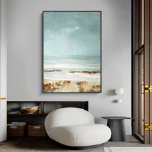 Load image into Gallery viewer, Beach Painting Coastal Painting Large Paintings for Bedroom Op049