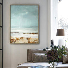 Load image into Gallery viewer, Beach Painting Coastal Painting Large Paintings for Bedroom Op049