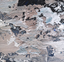 Load image into Gallery viewer, Black and Grey Wall Art Original Textured Painting Living Room Ap106