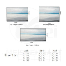 Load image into Gallery viewer, Beach Painting on Canvas Blue Ocean Painting Bedroom Ap103