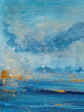 Load image into Gallery viewer, Oversized Art for Sale Ocean Landscape Painting Blue Abstract Painting Gp074