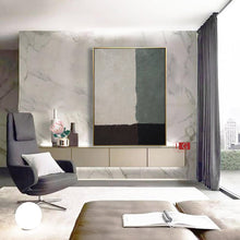 Load image into Gallery viewer, White Green Brown Black Art Living Room Handmade Painting Qp048