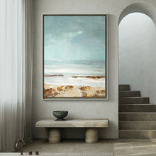 Load image into Gallery viewer, Beach Painting Coastal Painting Large Paintings for Bedroom Op049