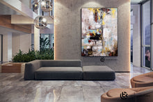 Load image into Gallery viewer, Original Abstract Painting Farmhouse Decor Modern Wall Art Fp035