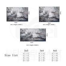 Load image into Gallery viewer, Black and Grey Wall Art Original Textured Painting Living Room Ap106