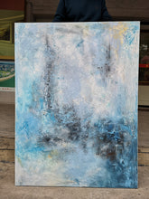 Load image into Gallery viewer, Blue And White Painting Modern Painting Living Room Wall Art Ap115