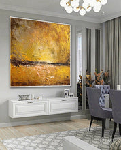 Load image into Gallery viewer, Large Canvas Abstract Art Gold Painting Landscape Contemporary Art Gp066