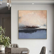 Load image into Gallery viewer, Beige And Grey Painting Texture Art Contemporary Art For Living Room Kp019