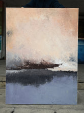 Load image into Gallery viewer, Beige And Grey Painting Texture Art Contemporary Art For Living Room Kp019