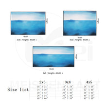 Load image into Gallery viewer, Blue Abstract Painting Landscape Painting On Canvas Kp004