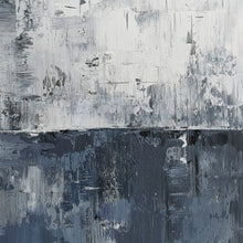 Load image into Gallery viewer, Navy Blue Abstract Painting Original Minimalist Art Ap123