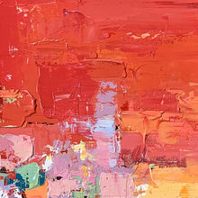 Load image into Gallery viewer, Red Abstract Painting on Canvas Colorful Abstract Painting NP053