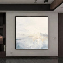 Load image into Gallery viewer, Large Ocean Sunset Painting on Canvas Painting Cloud Painting Op066