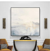 Load image into Gallery viewer, Large Ocean Sunset Painting on Canvas Painting Cloud Painting Op066
